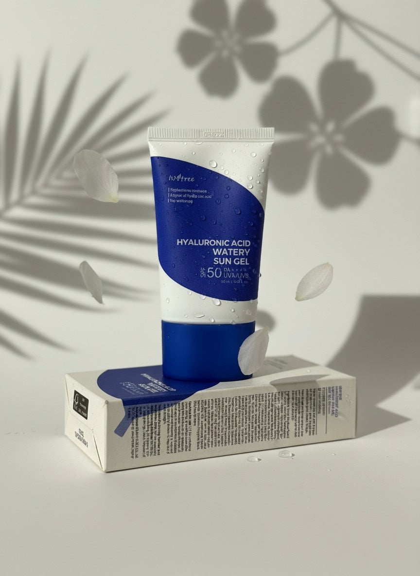 IsN tree Hyaluronic Acid watery sun Gel SPF50. Sunblock