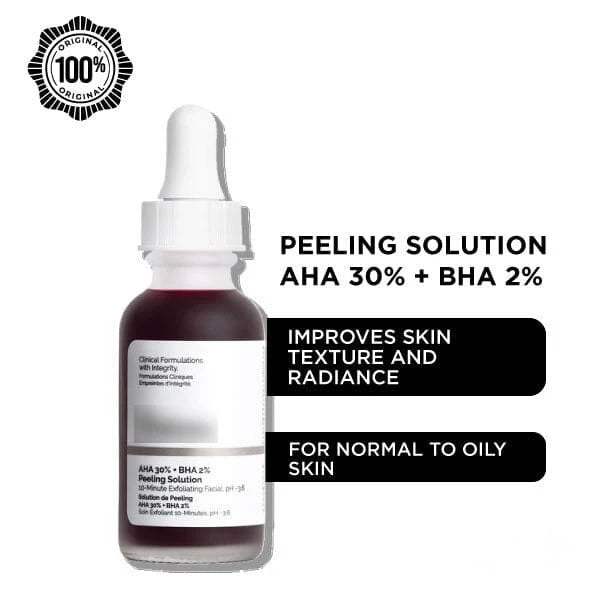 The Ordinary AHA 30% BHA 2% Peeling Solution