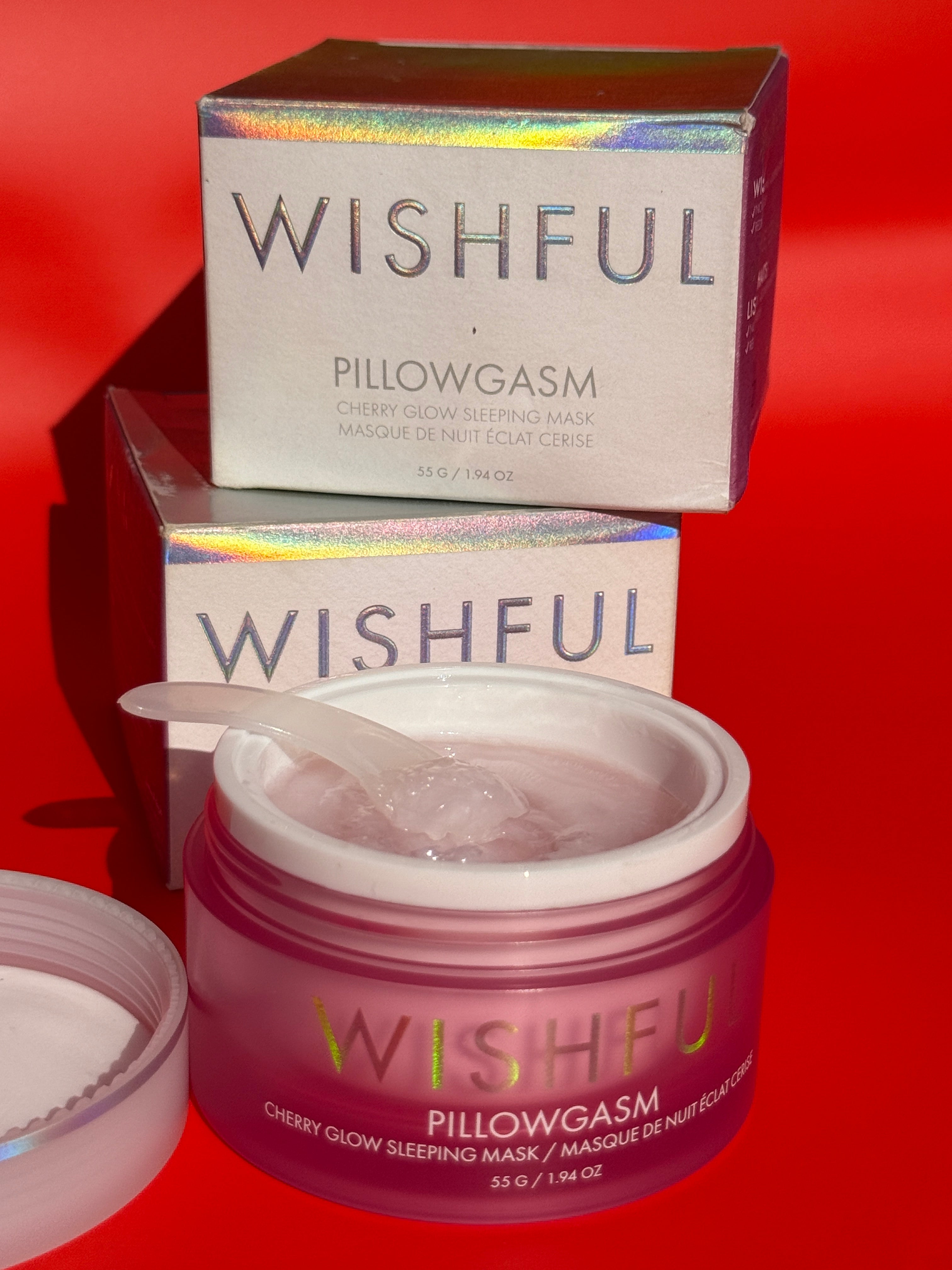 Wishful Pillowgasm Cherry Glow Sleep Mask 55ml