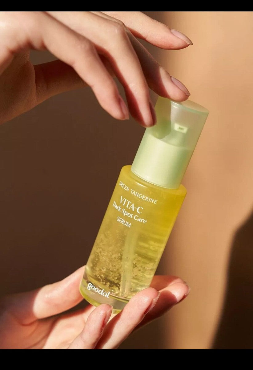 GOODAL Green Tangerine Vitamin C Serum, Korean Skin Care - Advanced Version 1.02 fl oz